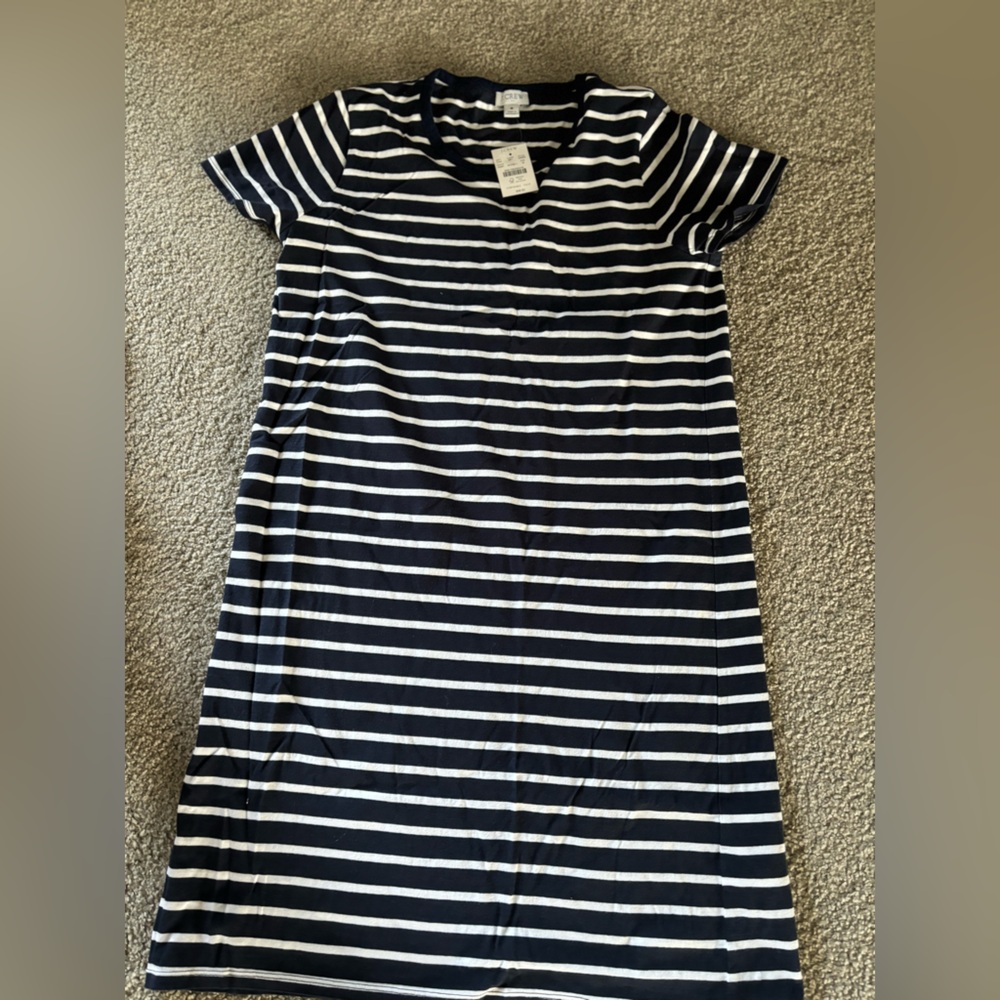 JCrew Striped T-shirt dress